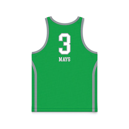 Marshall - NCAA Women's Basketball : Cairah Mays - Green Basketball Jersey