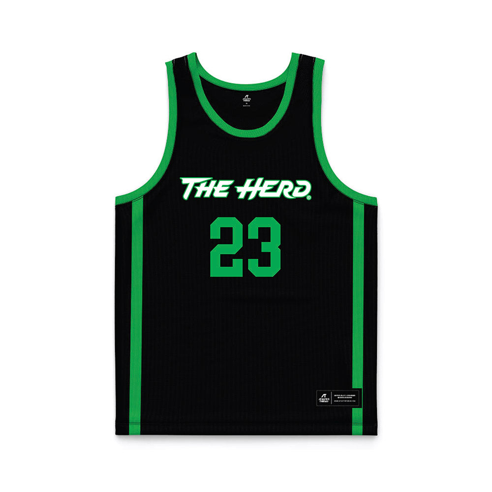 Marshall - NCAA Women's Basketball : Meredith Maier - Black Basketball Jersey