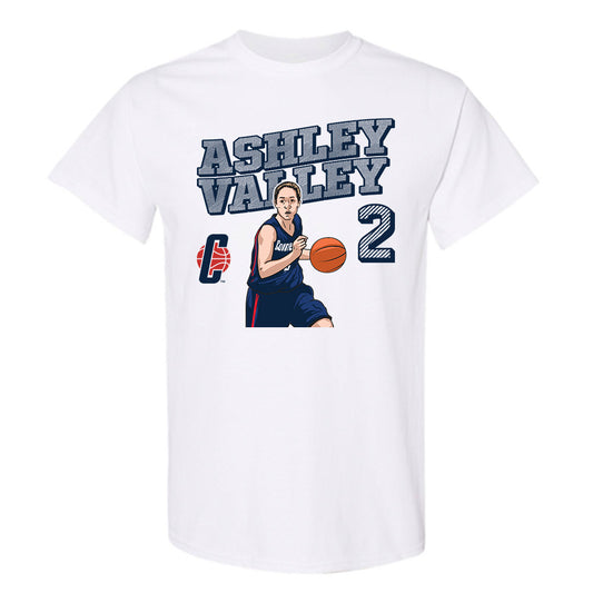 UConn - Women's Basketball Legends : Ashley Valley - T-Shirt Individual Caricature