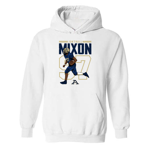 Akron - NCAA Football : Jon'Trell Mixon - Hooded Sweatshirt Player Illustration