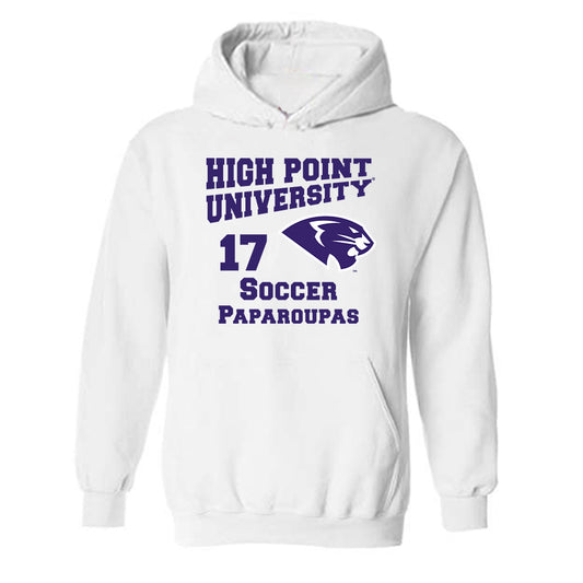 High Point - NCAA Men's Soccer : Angelo Paparoupas - Hooded Sweatshirt Classic Fashion Shersey