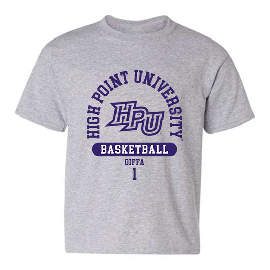 High Point - NCAA Men's Basketball : Kezza Giffa - Youth T-Shirt Classic Fashion Shersey