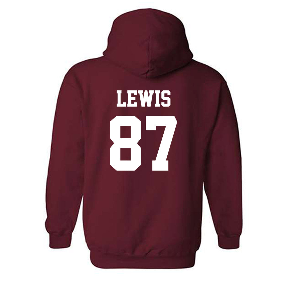 LANK™ LET ALL NAYSAYERS KNOW™ - NCAA Football : Danny Lewis - Hooded Sweatshirt Generic Shersey
