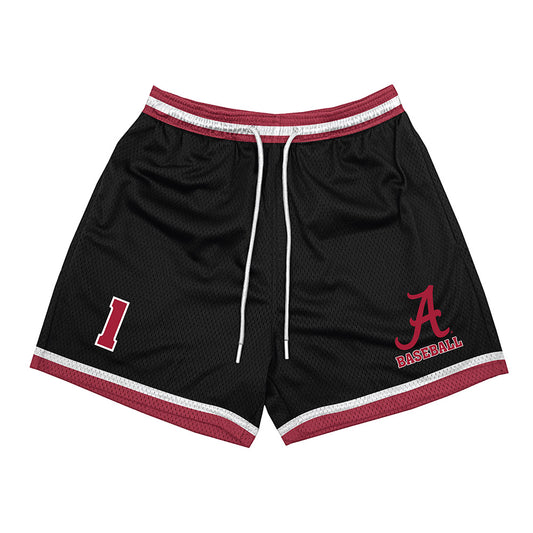 Alabama - NCAA Baseball : Justin Lebron - Mesh Shorts Fashion Shorts