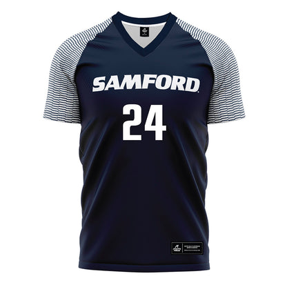 Samford - NCAA Women's Soccer : Mary-Ainsley Alack - Soccer Jersey Navy