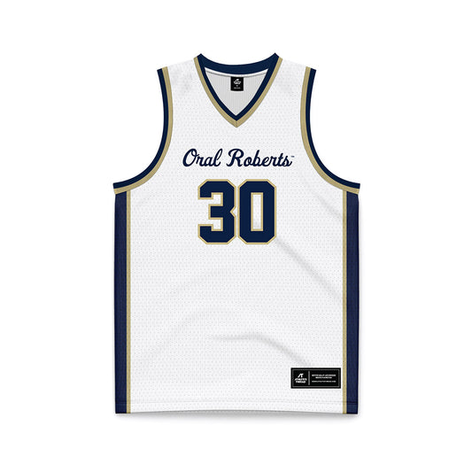 Oral Roberts - NCAA Women's Basketball : Sara Rodrigues - Basketball Jersey White
