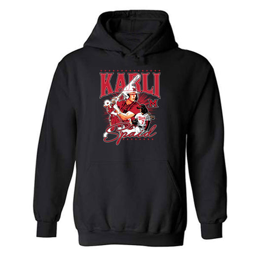 Miami of Ohio - Softball Alumni : Karli Spaid - Hooded Sweatshirt Player Illustration