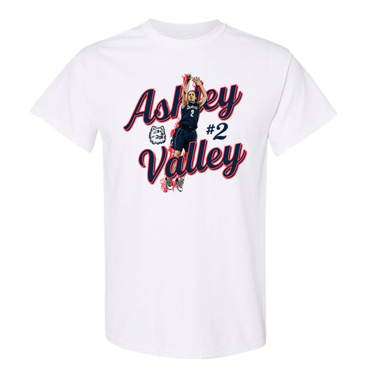 UConn - Women's Basketball Legends : Ashley Valley - T-Shirt Individual Caricature