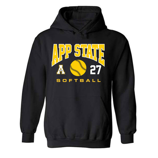 App State - NCAA Softball : Baylee Morton - Hooded Sweatshirt Sports Shersey