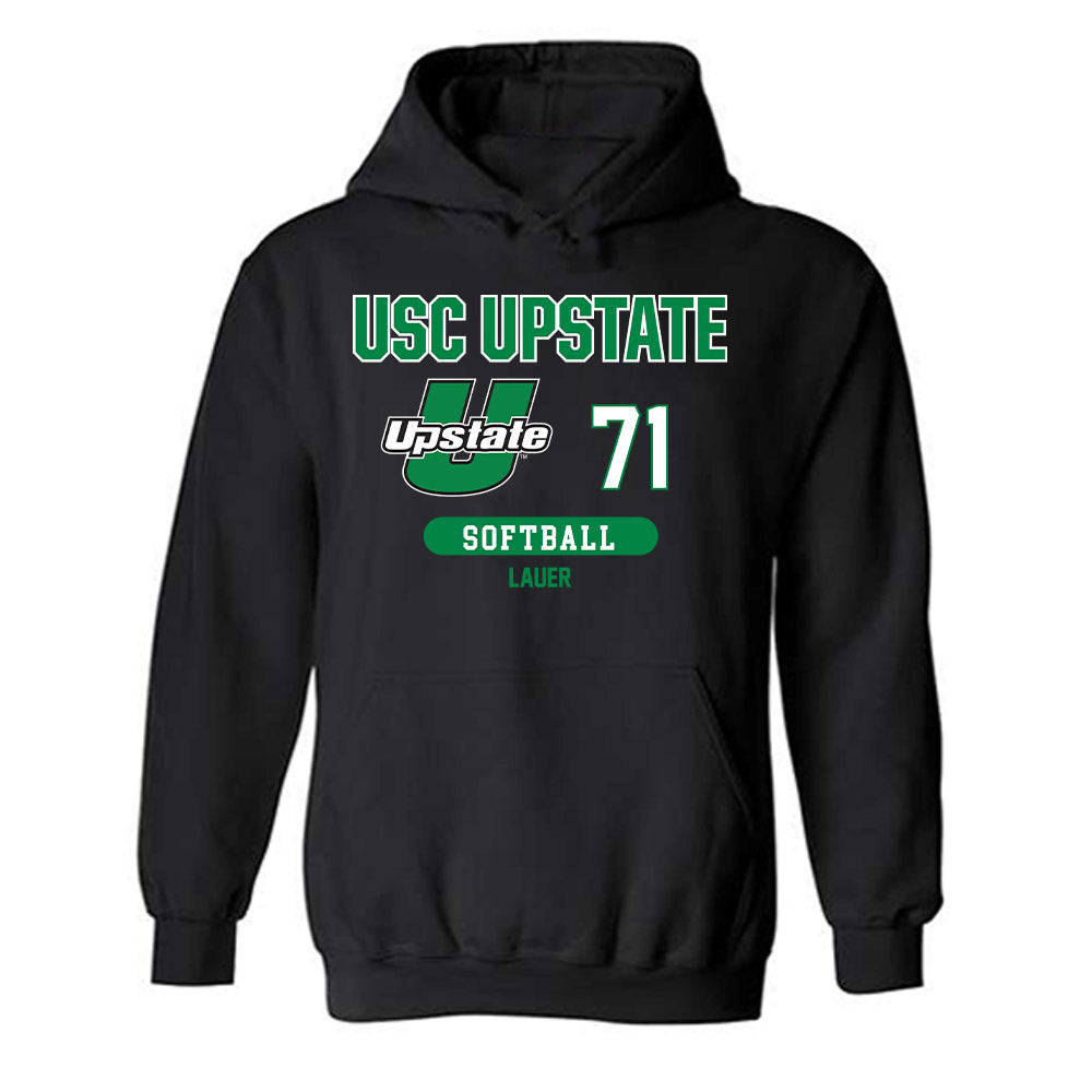 USC Upstate - NCAA Softball : Denver Lauer - Hooded Sweatshirt Classic Fashion Shersey