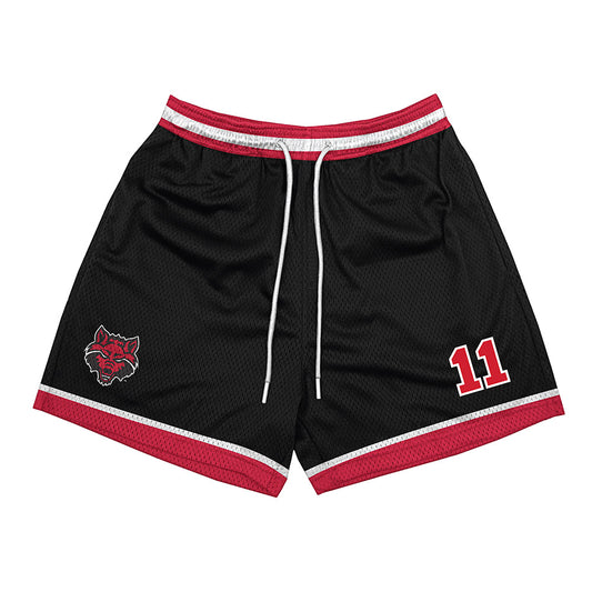 Arkansas State - NCAA Women's Volleyball : Mia Maloney - Mesh Shorts  Fashion Shorts