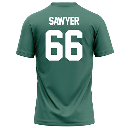 OKBU - NCAA Football : Andrew Sawyer - Football Jersey Green