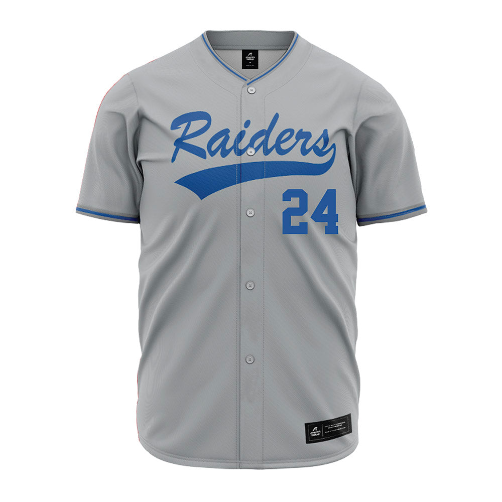 MTSU - NCAA Baseball : Bryant Beranek - Baseball Jersey Grey