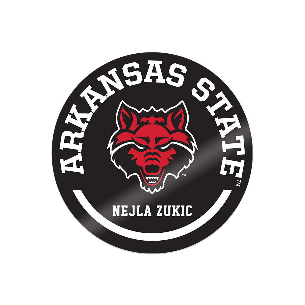 Arkansas State - NCAA Women's Tennis : Nejla Zukic - Sticker Sticker