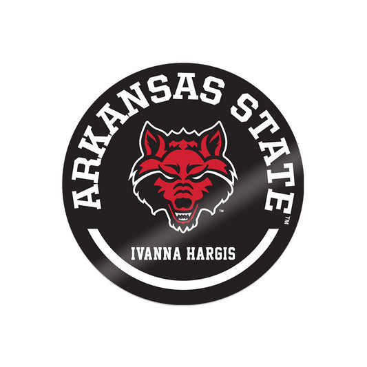 Arkansas State - NCAA Women's Track & Field : Ivanna Hargis - Sticker Sticker
