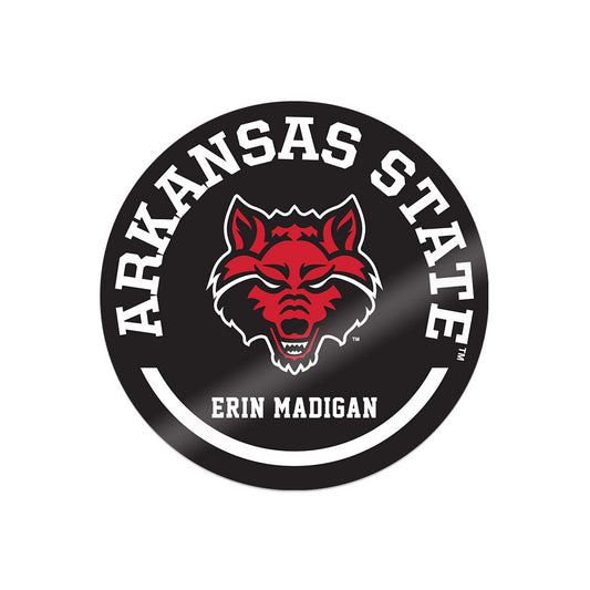 Arkansas State - NCAA Women's Volleyball : Erin Madigan - Sticker Sticker