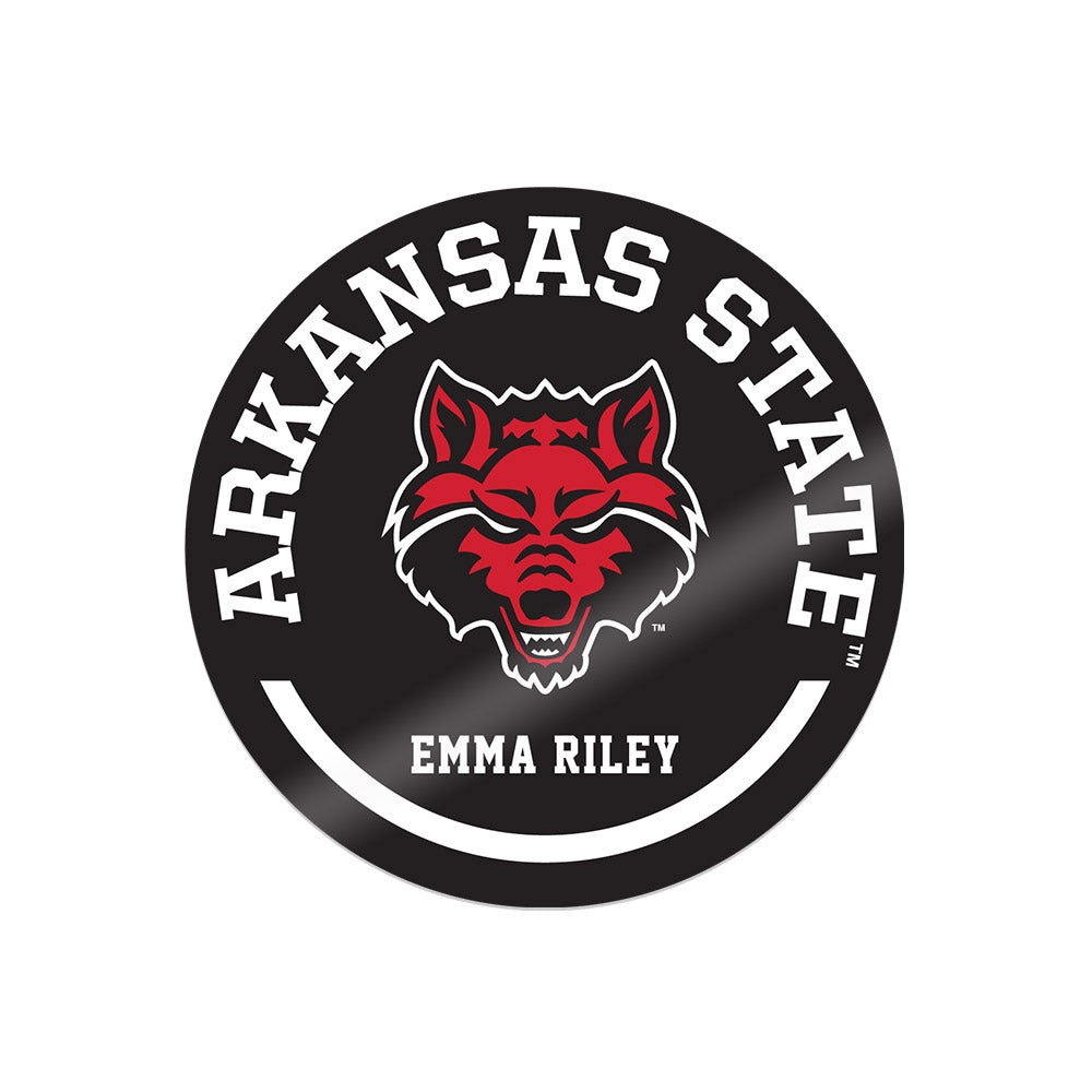Arkansas State - NCAA Women's Soccer : Emma Riley - Sticker Sticker
