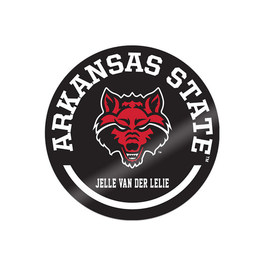 Arkansas State - NCAA Baseball : Jelle van der Lelie - Sticker Sticker