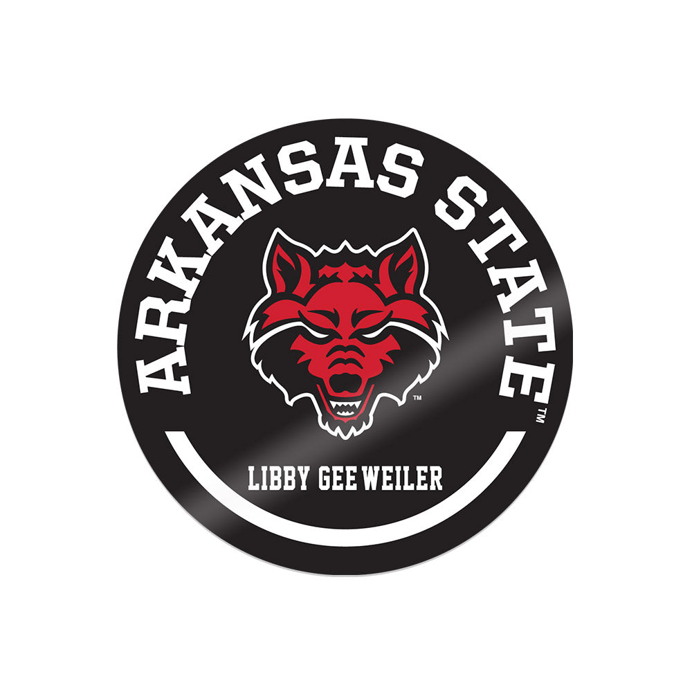Arkansas State - NCAA Women's Volleyball : Libby Gee-Weiler - Sticker Sticker