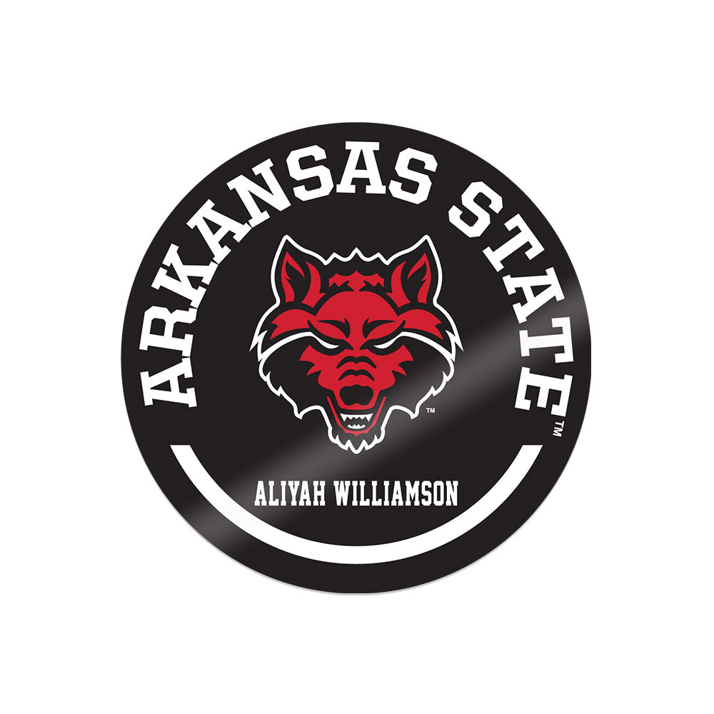 Arkansas State - NCAA Women's Soccer : Aliyah Williamson - Sticker Sticker