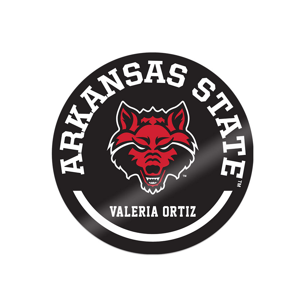 Arkansas State - NCAA Women's Volleyball : Valeria Ortiz - Sticker Sticker