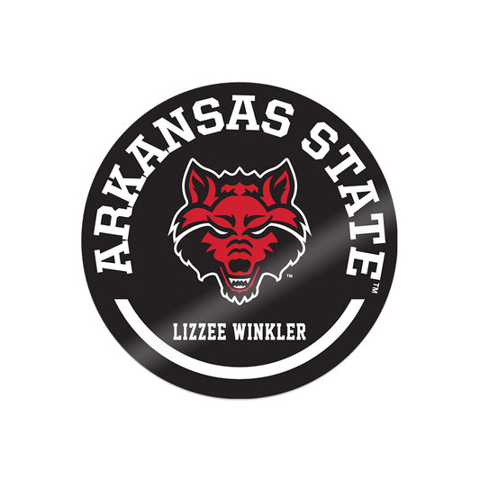 Arkansas State - NCAA Women's Track & Field : Lizzee Winkler - Sticker Sticker