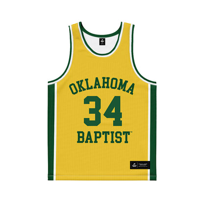 OKBU - NCAA Women's Basketball : Aubrey Marjason - Basketball Jersey Yellow