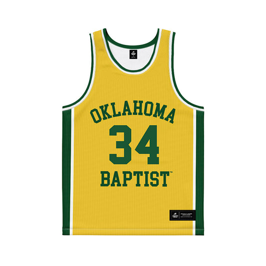 OKBU - NCAA Women's Basketball : Aubrey Marjason - Basketball Jersey Yellow