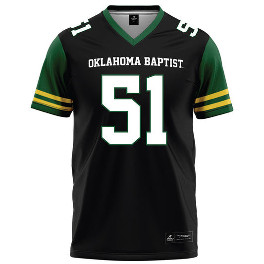 OKBU - NCAA Football : Jacob Sitsler - Football Jersey Black