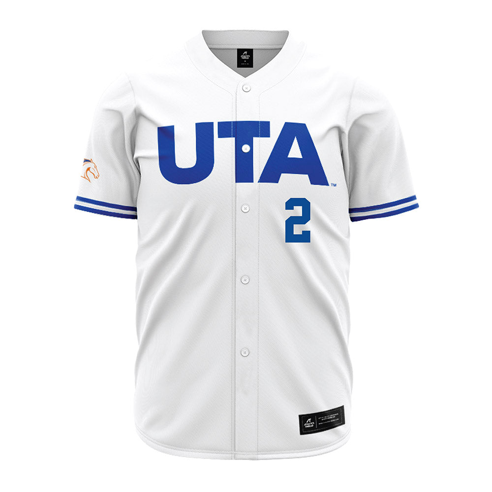 Texas Arlington - NCAA Baseball : Cason Gregory - Baseball Jersey White