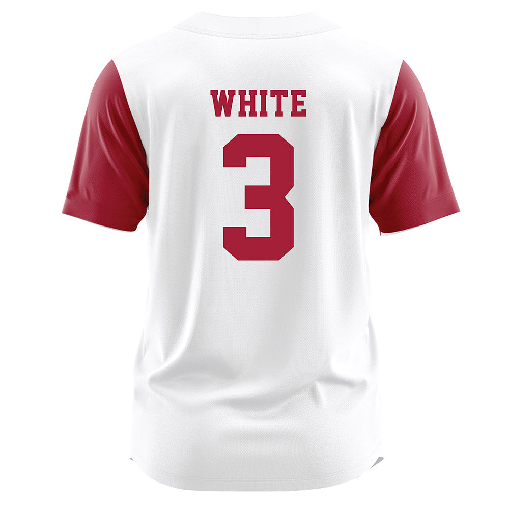 Alabama - NCAA Softball : Kristen White - Softball Jersey White