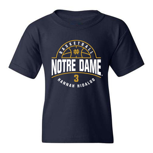 Notre Dame - NCAA Women's Basketball : Hannah Hidalgo - Youth T-Shirt Sports Shersey