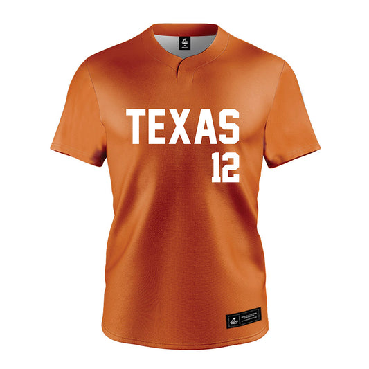 Texas - NCAA Softball : Victoria Hunter - Softball Jersey Orange