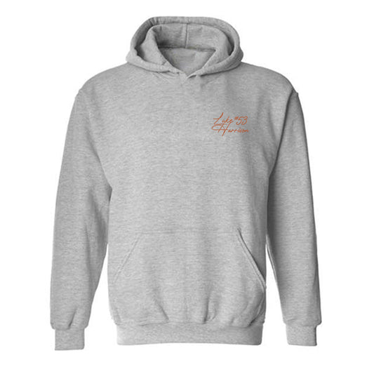 Texas - NCAA Baseball : Luke Harrison - Hooded Sweatshirt Individual Caricature
