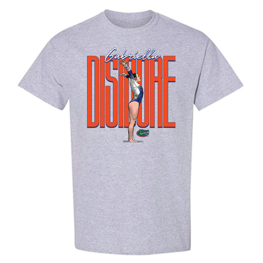 Florida - NCAA Women's Gymnastics : Gabriella Disidore - T-Shirt Individual Caricature