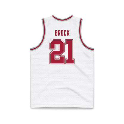 Alabama - Men's Basketball Alumni : Evan Brock - Basketball Jersey