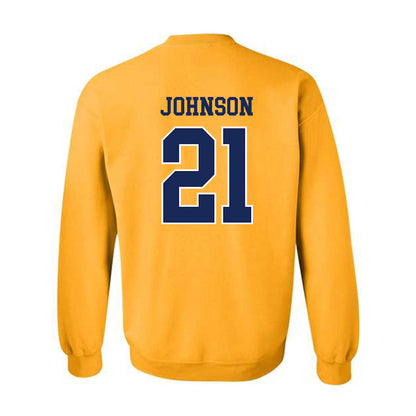 Marquette - NCAA Men's Lacrosse : Bradley Johnson - Crewneck Sweatshirt Sports Shersey
