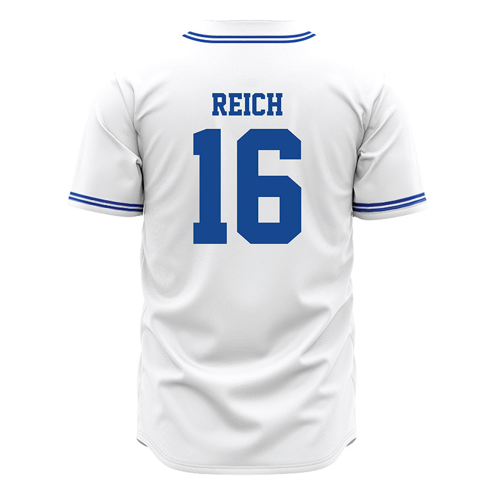 Seton Hall - NCAA Baseball : Ryan Reich - Baseball Jersey White