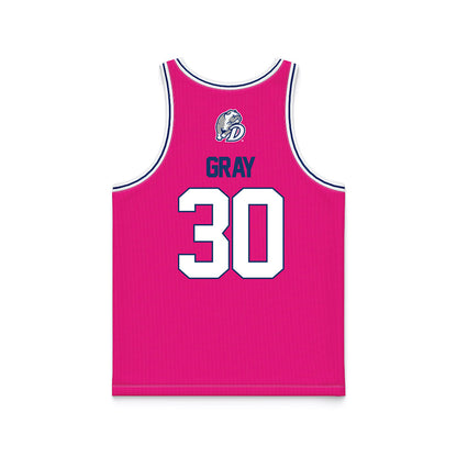 Drake - NCAA Women's Basketball : Taedyn Gray - Basketball Jersey Pink