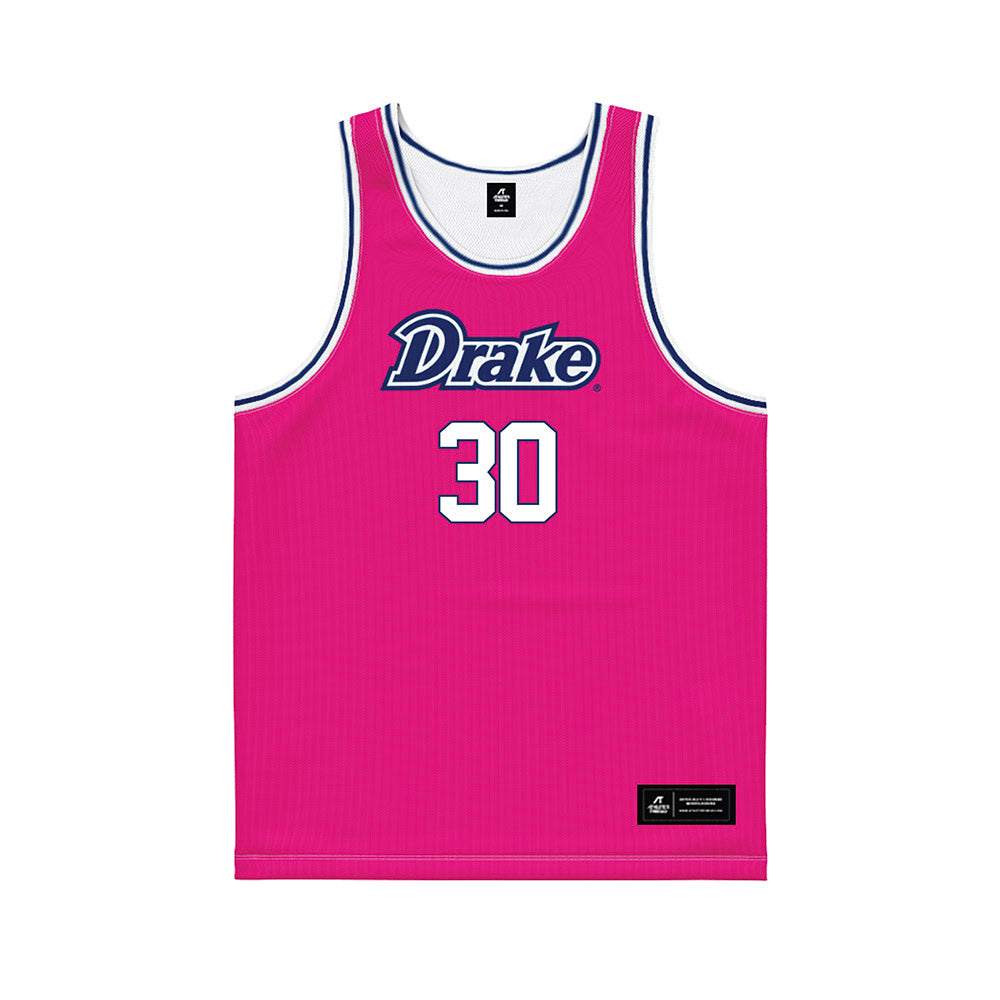 Drake - NCAA Women's Basketball : Taedyn Gray - Basketball Jersey Pink