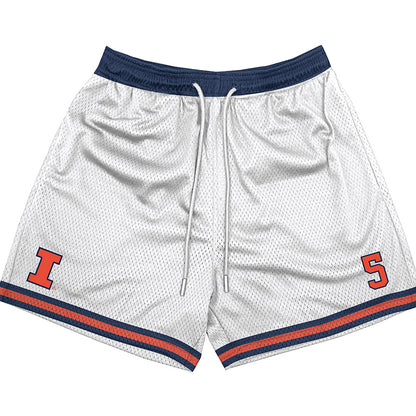 Illinois - NCAA Men's Basketball : AJ Redd - Mesh Shorts Fashion Shorts
