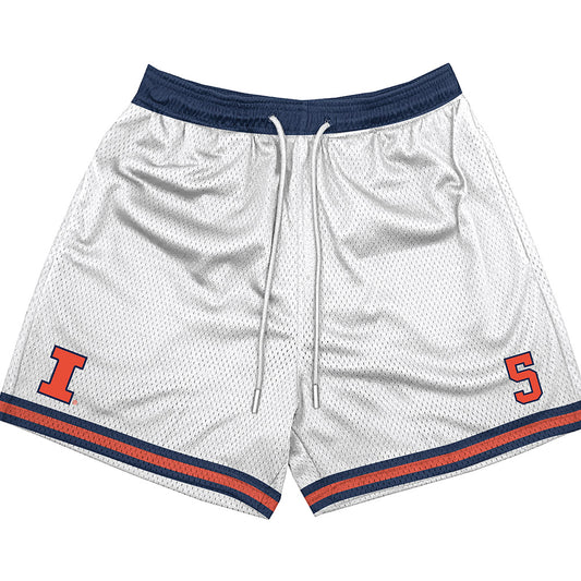 Illinois - NCAA Men's Basketball : AJ Redd - Mesh Shorts Fashion Shorts