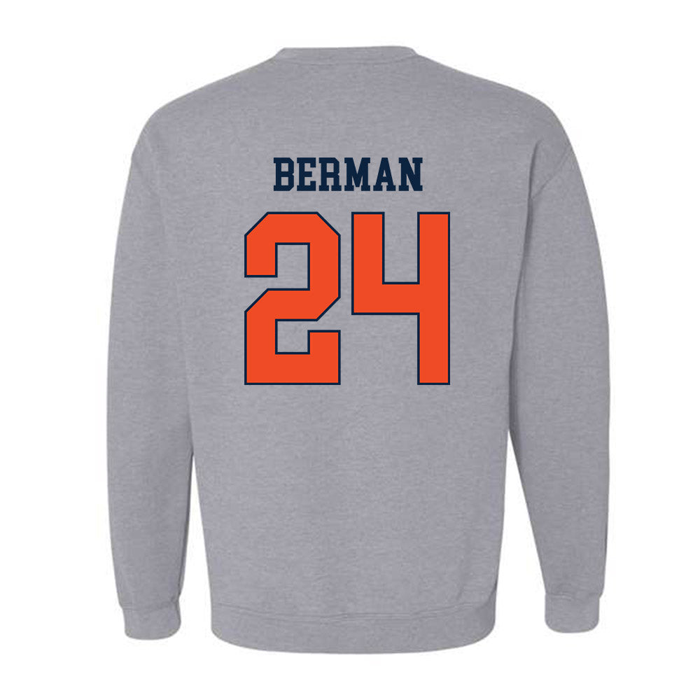 Auburn - NCAA Men's Basketball : Lior Berman - Crewneck Sweatshirt Generic Shersey