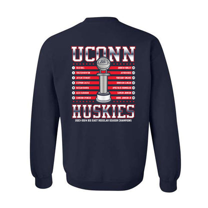 UConn - NCAA Men's Basketball : Big East Champs - Crewneck Sweatshirt Roster Shirt