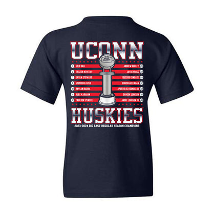 UConn - NCAA Men's Basketball : Big East Champs - Youth T-Shirt Roster Shirt