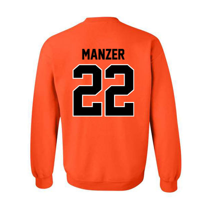 Oklahoma State - NCAA Men's Basketball : Brooks Manzer - Crewneck Sweatshirt Classic Shersey