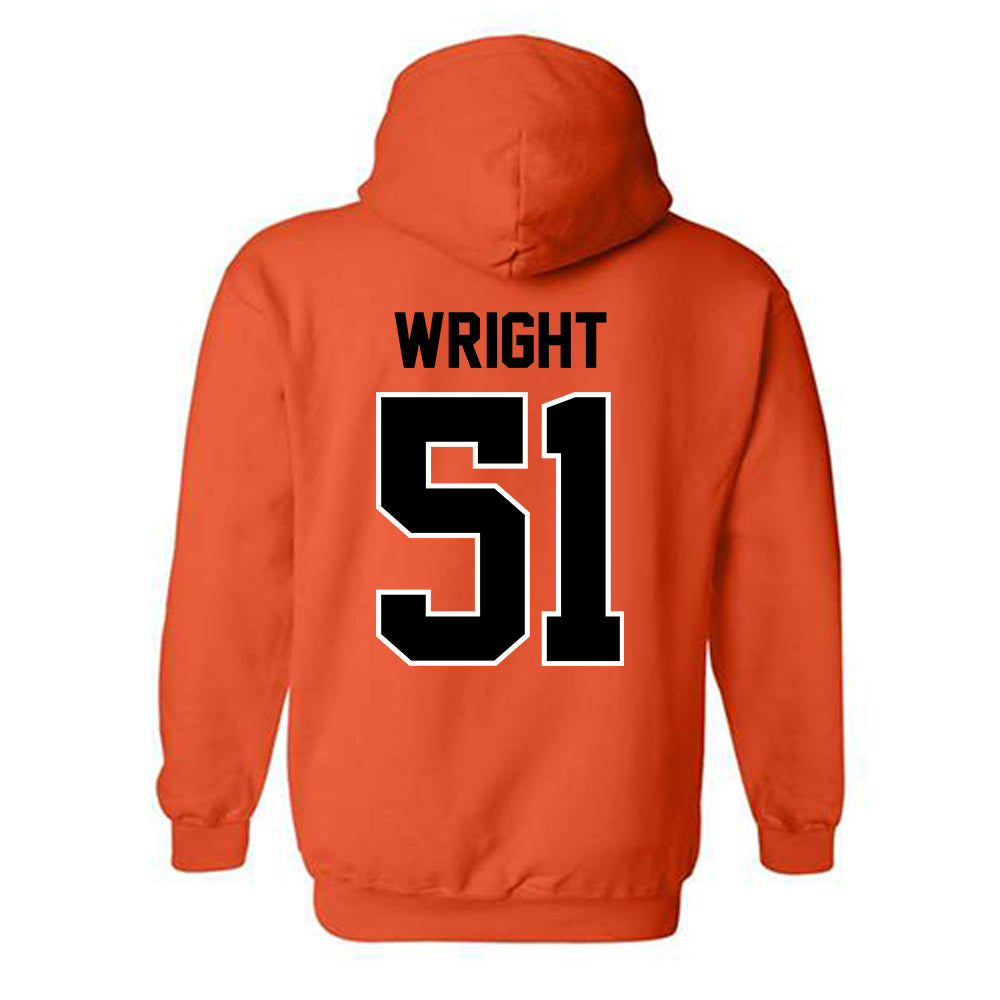 Oklahoma State - NCAA Men's Basketball : John-Michael Wright - Hooded Sweatshirt Classic Shersey