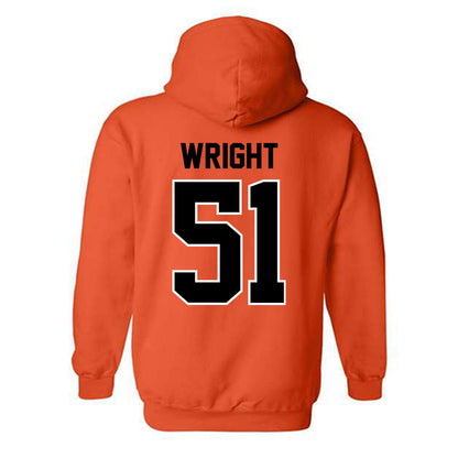 Oklahoma State - NCAA Men's Basketball : John-Michael Wright - Hooded Sweatshirt Classic Shersey
