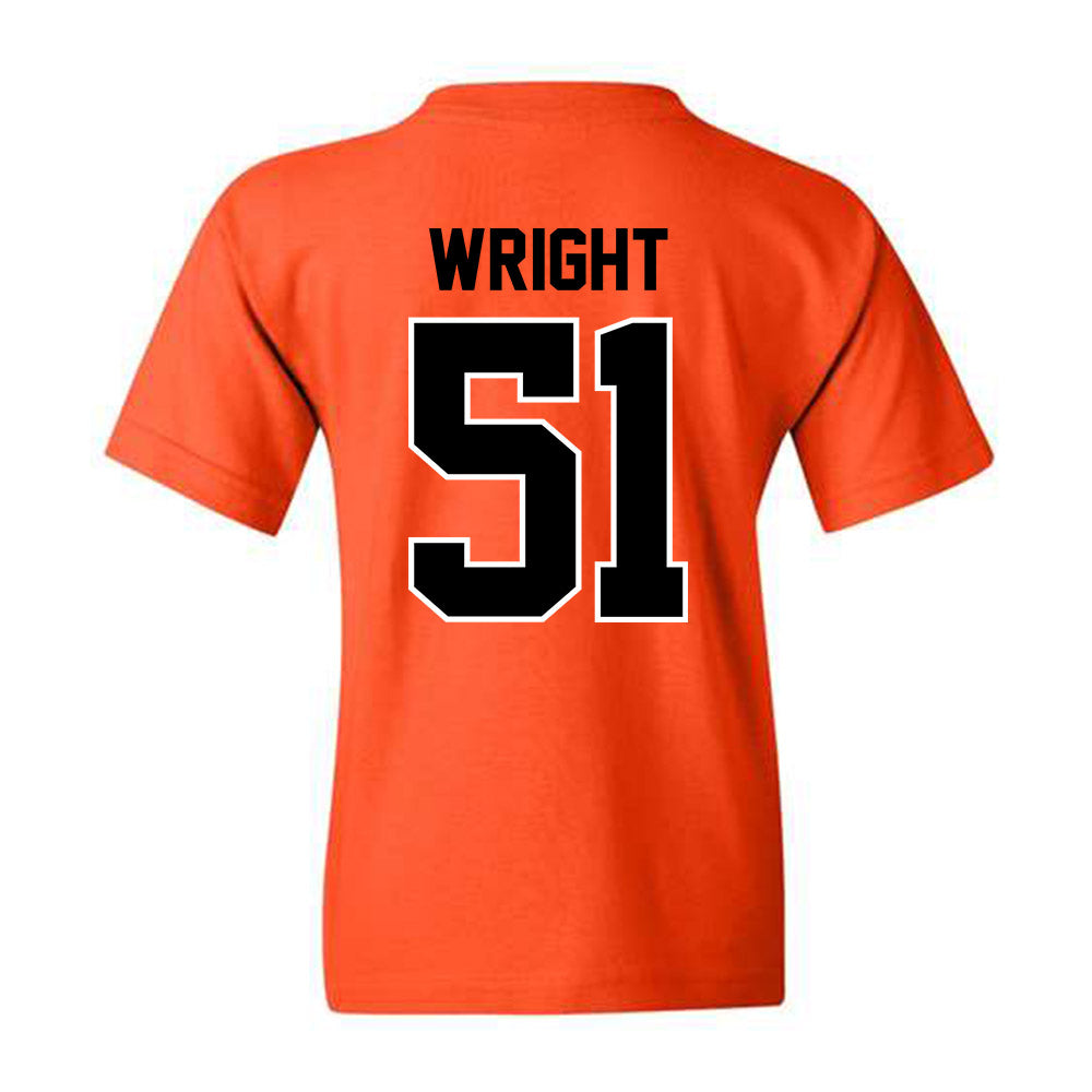 Oklahoma State - NCAA Men's Basketball : John-Michael Wright - Youth T-Shirt Classic Shersey