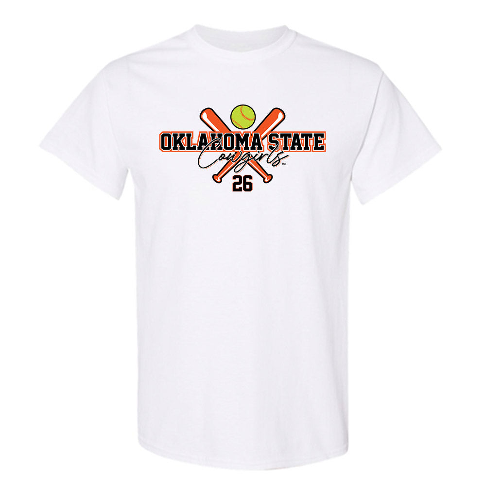 Oklahoma State - NCAA Softball : Rosie Davis - T-Shirt  Sports Shersey